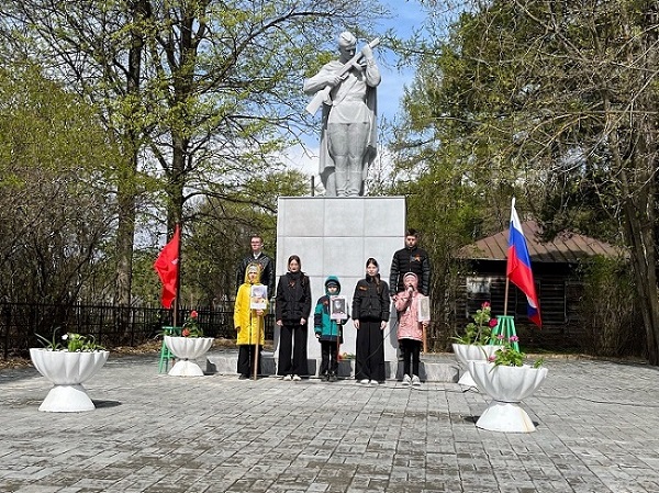 Митинг, посвящённый Дню Победы в Великой Отечественной войне.