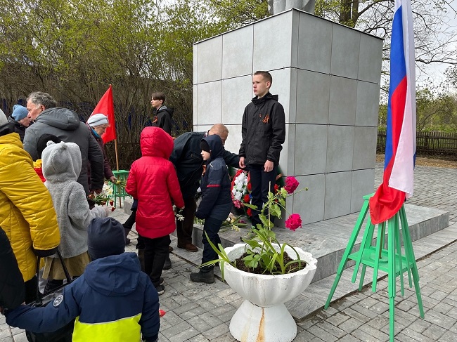 Митинг, посвящённый Дню Победы в Великой Отечественной войне.